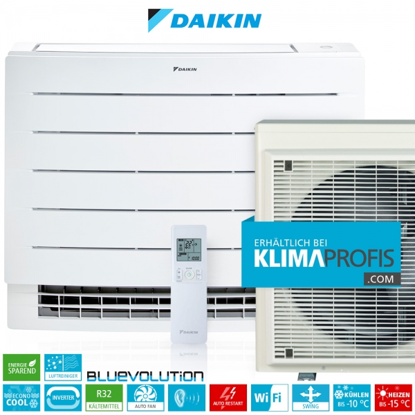 Daikin Perfera FVXM50A R32 WiFi Inverter Truhenklimageräte Set - 5,8 kW