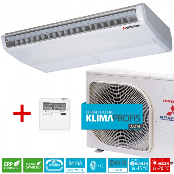 Mitsubishi Heavy FDE 40 VG Inverter Deckenunterbaugeräte-Set - 4,7 kW