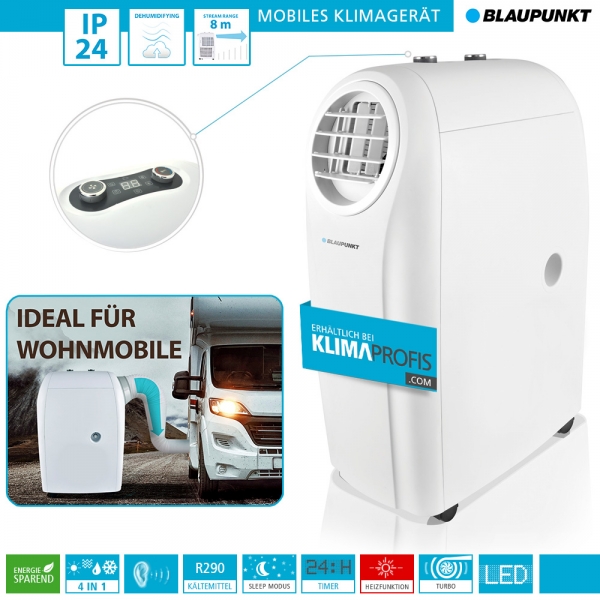 Mobiles Klimagerät Blaupunkt Arrifana 1414L - 4 kW für Räume bis 45 qm, auch für Wohnmobile