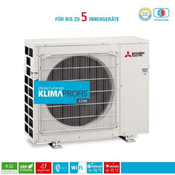 Mitsubishi Electric MXZ-5F102VF R32 Multisplit Inverter Außengerät 11 kW für 5 Innengeräte