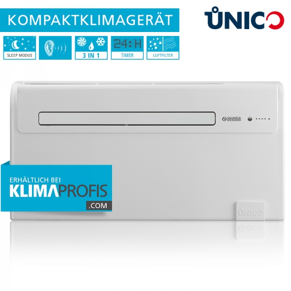 Unico Air 8 SF Wand-Truhenklimagerät - 1,8 kW nur Kühlen, Kompaktklimagerät