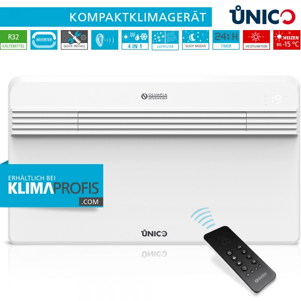 Unico Pro 30 HP EVA Inverter R32 Wand-Truhenklimagerät - 3,2 kW