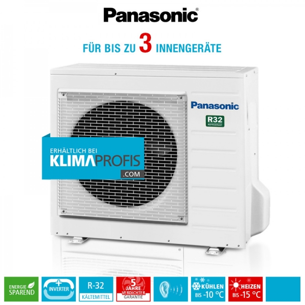 Panasonic CU-3Z52TBE R32 Multi-Split Inverter Plus Außengerät - 7,3 kW