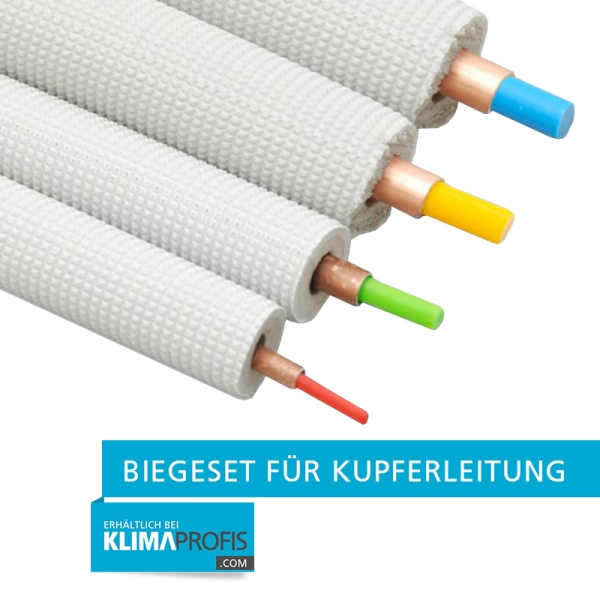Biegeset für Kupferleitung - 4x4 m, Rohr 1/4&quot;-3/8&quot;-1/2&quot;-5/8&quot;