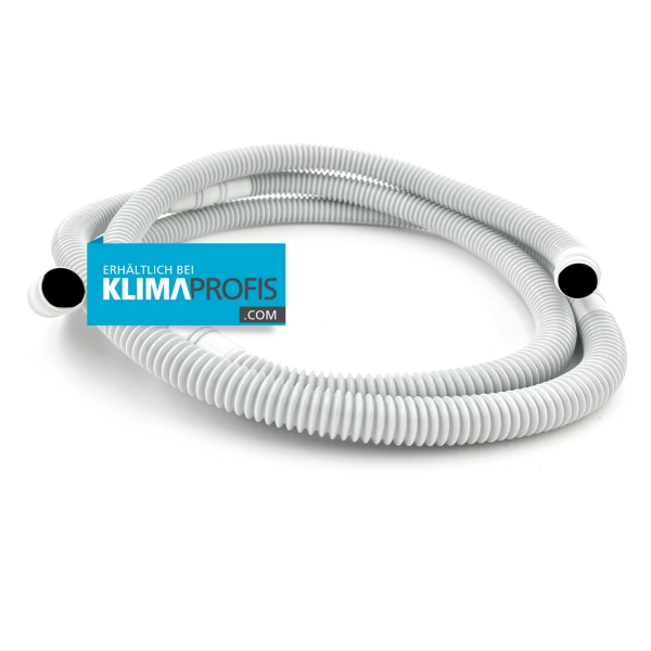 Kondensatleitung geriffelt 16 mm zur Kondenswasserableitung von Klimageräten