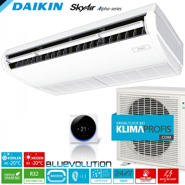 Daikin FHA60A9 R32 Inverter Decken-Unterbaugeräte-Set - 6,0 kW