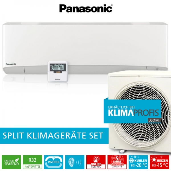 Panasonic CS-Z42TKEA R32 Professional Klimageräte-Set für EDV-Räume - 5 kW