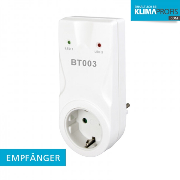 BT003 Empfänger - für Funk-Raumthermostat BT710 - Zwischensteckdose