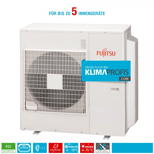 Fujitsu AOYG36KBTA5 Multisplit Außengerät R32 Penta-Inverter - 11 kW für 2-5 Innengeräte