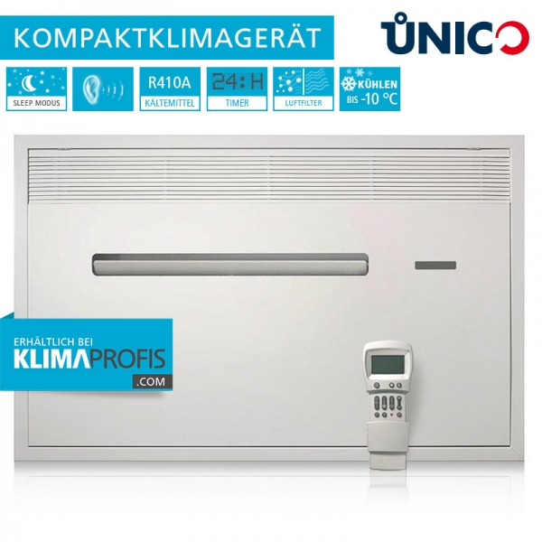 Unterputz-Klimagerät Unico Air 8 SF Wand-Truhenklimagerät - 1,8 kW nur Kühlen