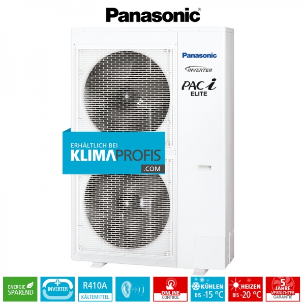 Panasonic U-140PE1E8A Simultan-Multisplit PACi Elite Außengerät 400V - 15,5 kW