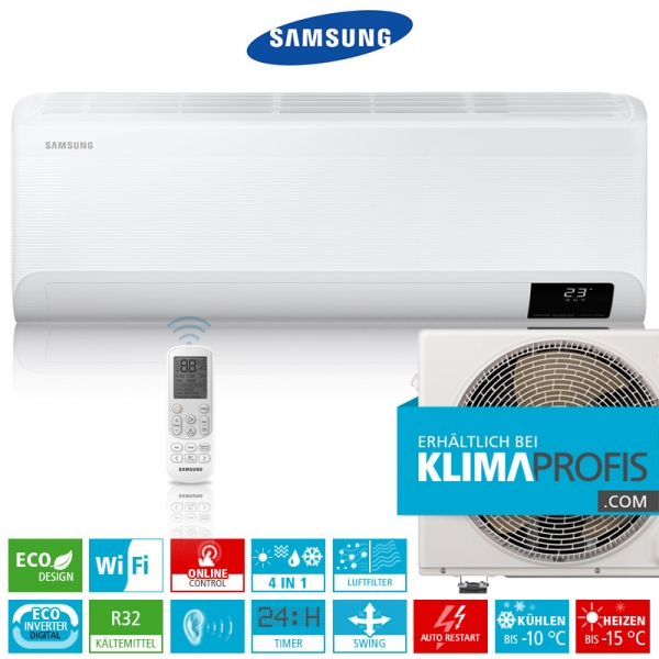 Samsung Cebu AR 09 ECO Digital Inverter R32 Wandklimageräte-Set - 3,4 kW