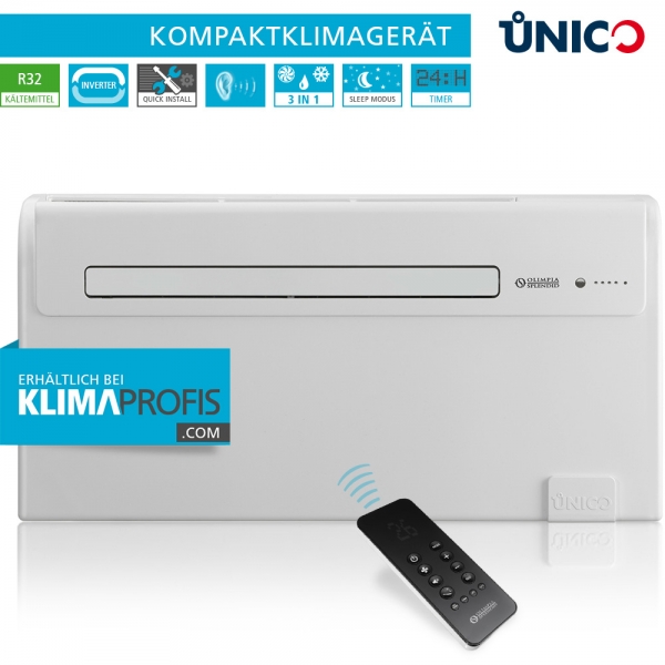 Unico Air 25 SF EVA R32 Inverter Wand-Truhenklimagerät - 2,4 kW nur Kühlen