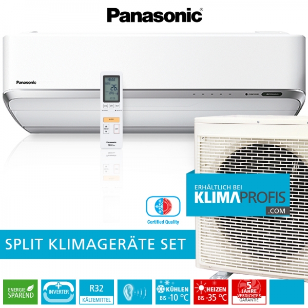 Panasonic Nordic KIT-VZ9SKE R32 Inverter Plus Klimageräte-Set - 3 kW