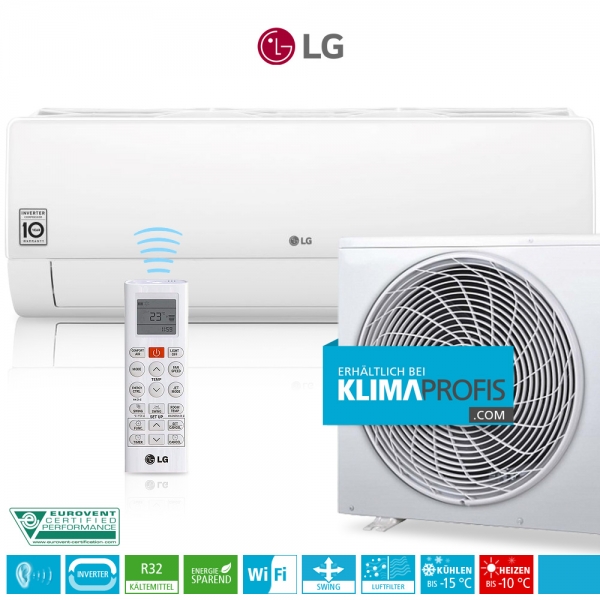 LG Standard Plus PC18SK Dual Inverter R32 - Wandklimageräte Set - 5,5 kW