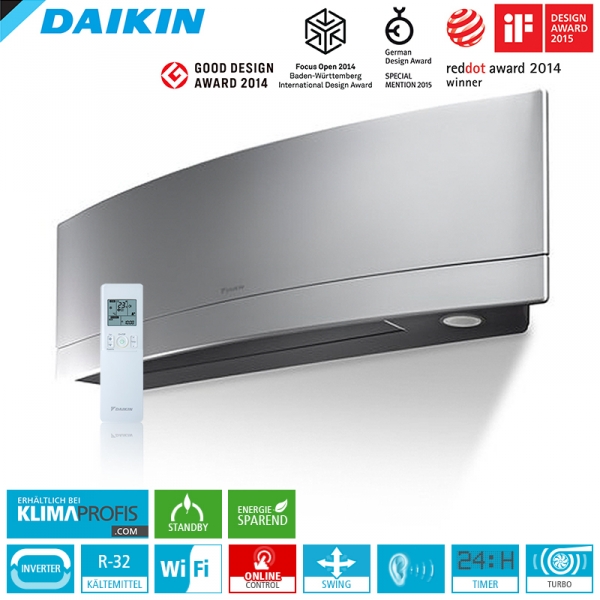 Daikin Emura FTXJ50MS, R32, WiFI - 5 kW Multisplit Wandklimagerät