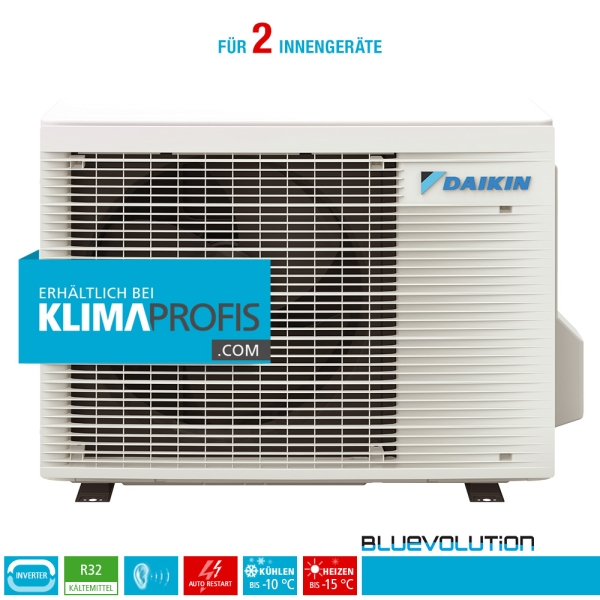 Daikin 2MXM40A Multisplit Inverter Außengerät, R32 - 4,6 kW für 2 Innengeräte