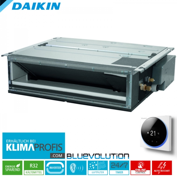 Daikin FDXM50F9 Multi-Split R32 Inverter Kanalklimagerät - 5,0 kW