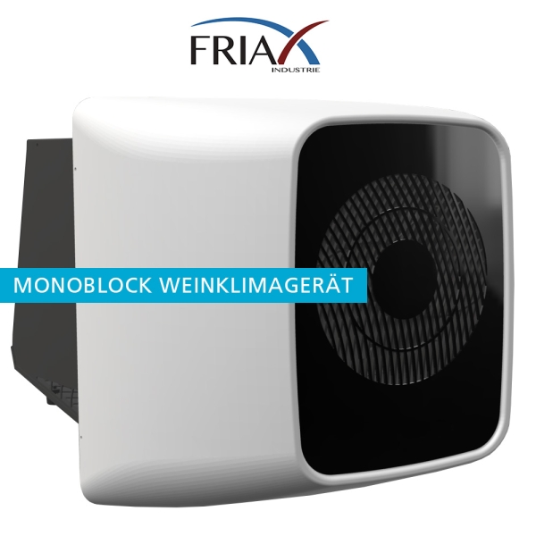 Weinklimagerät Monoblock MPCJ 48 für Räume bis 48 cbm, 1100 W, Front: schwarz