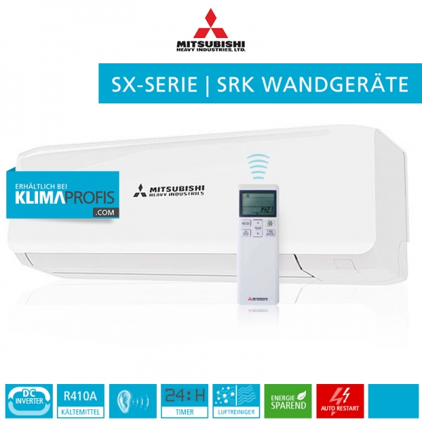 Mitsubishi Heavy SRK50ZS-W Multi-Split Inverter Wandklimagerät - 5 kW