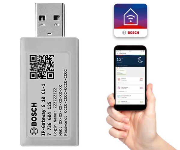 WiFi Modul G10CL-1 für Bosch Klimageräte zur Steuerung via HomeCom Easy App
