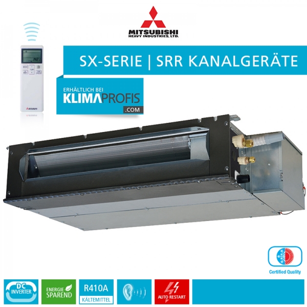Mitsubishi Heavy SRR 35 ZM-S Multi-Split Inverter Kanalklimagerät - 3,5 kW