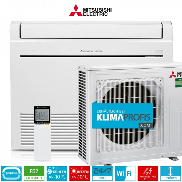 Mitsubishi MFZ-KT50FA Inverter Truhenklimageräte Set - 5,6 kW