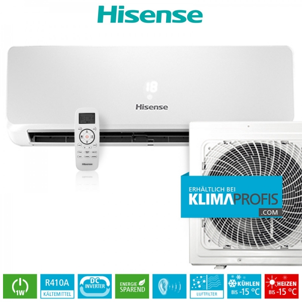 Hisense AST-18UW IRIS10 Inverter Wandklimageräte-Set - 5,75 kW