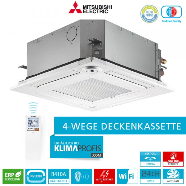 Mitsubishi SLZ-KF60VA Multi-Split Inverter 4-Wege-Deckenkassette - 5,6 kW