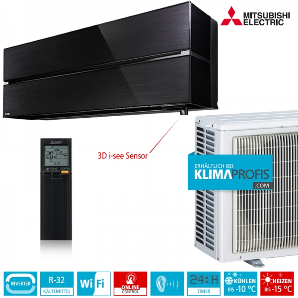 Mitsubishi Electric MSZ-LN35VG2 Diamond R32 Wandklimageräte-Set - 4 kW