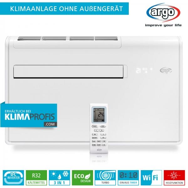 Argo Apollo DC Inverter Klimaanlage ohne Außengerät - 2,35 kW