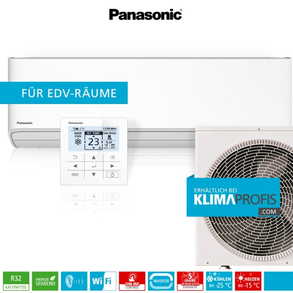 Panasonic KIT-Z42YKEA R32 Professional Klimageräte-Set für EDV-Räume - 5 kW