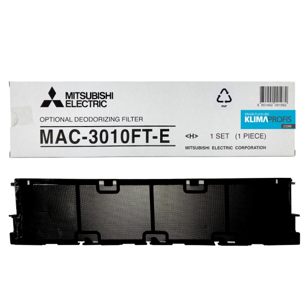 Mitsubishi Plasma-Geruchsfilter MAC-3010FT-E für MSZ-LN Innengeräte, 1 Stück