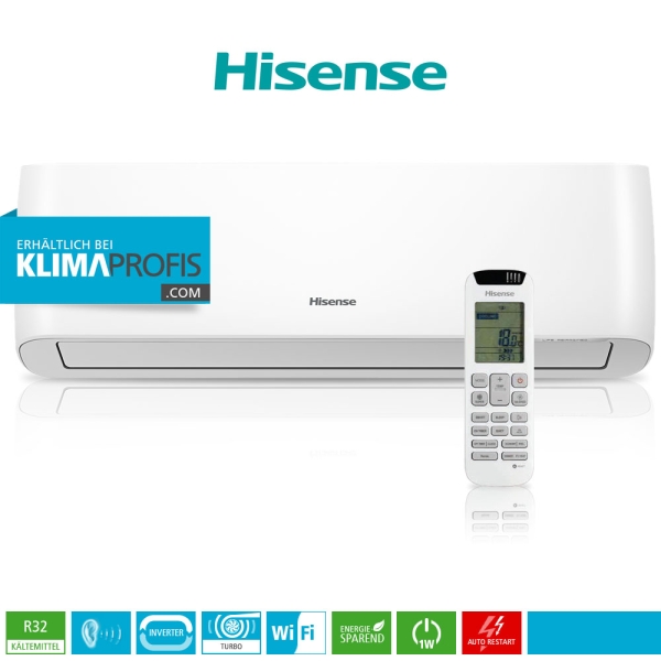 Hisense FreeMatch Energy Pro QE35XV0EG R32 WiFi 3,5 kW Multisplit Wandklimagerät