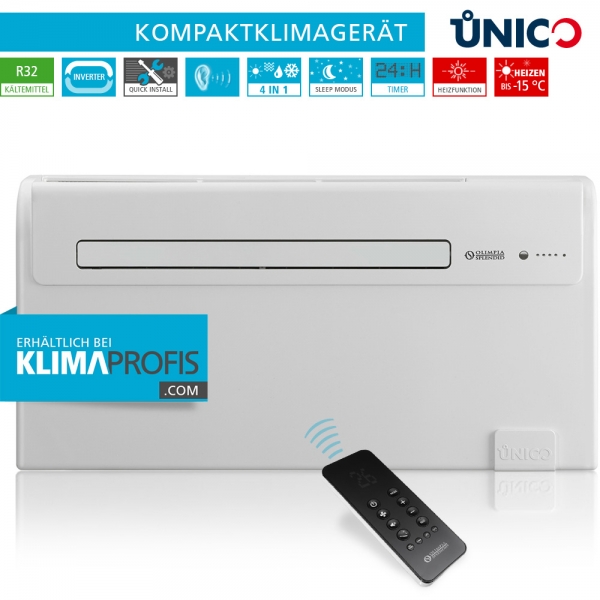 Unico Air 25 HP EVA R32 Inverter Wand-Truhenklimagerät - 2,4 kW