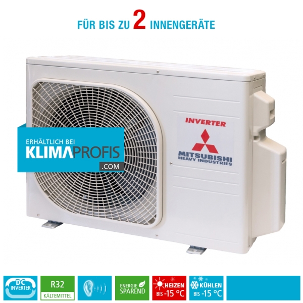 Mitsubishi Heavy SCM45ZS-W Inverter R32 Multisplit-Außengerät - 6,4 kW