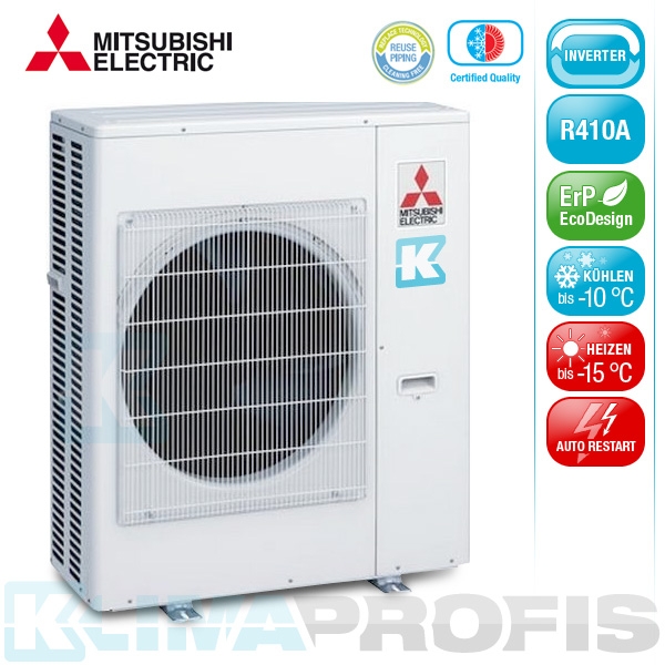 Mitsubishi MXZ-6D122VA-E2 Multi Split Inverter Außengerät 12,2 kW für 2-6 Innengeräte