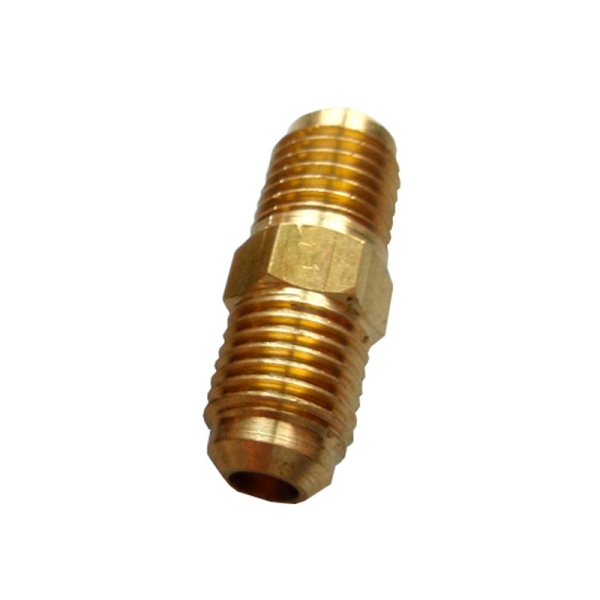 Kältemittelleitungs-Verbinder, Messing, 6 mm (1/4 Zoll)