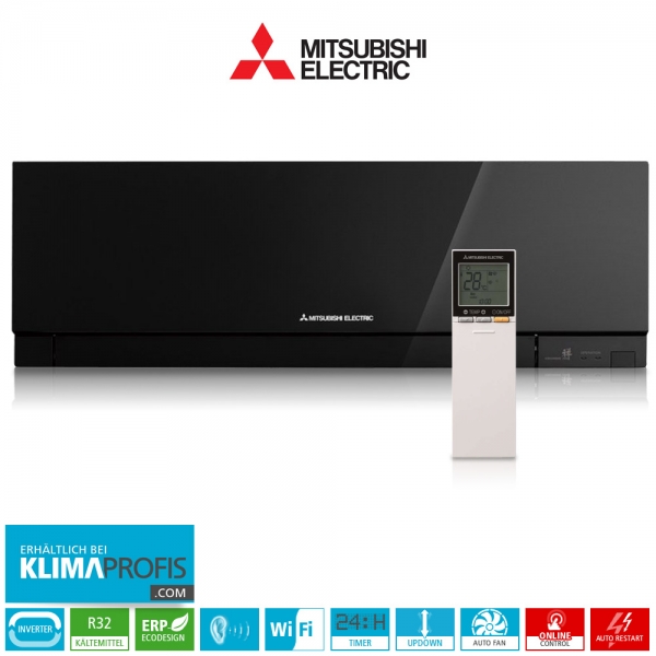 Mitsubishi MSZ-EF25VGKB R32 WiFi Multi-Split Premium Wandklimagerät - 2,5 kW
