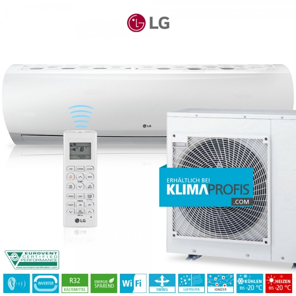 LG Universal US30F S Dual Inverter R32 - Wandklimageräte Set - 9 kW