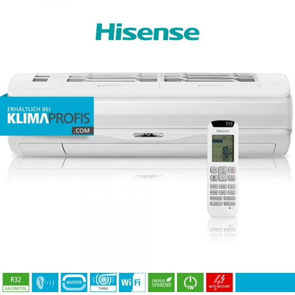 Hisense FreeMatch Silentium Pro QD35XU0AG R32 WiFi 3,5 kW Multisplit Wandklimagerät