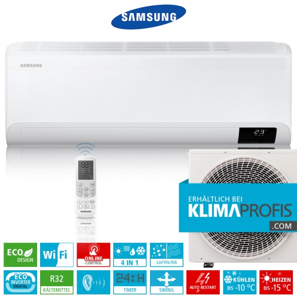 Samsung Cebu AR 24 ECO Digital Inverter R32 Wandklimageräte-Set - 7,6 kW