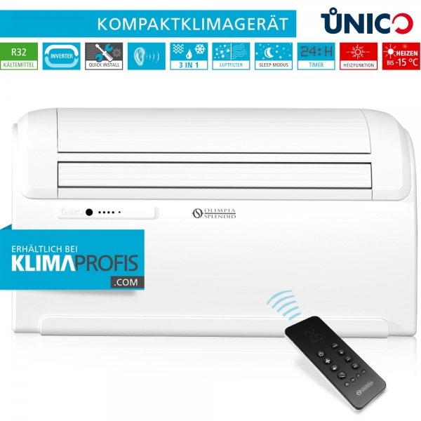 Unico Edge 30 HP EVA Inverter R32 Wand-Truhenklimagerät - 3 kW